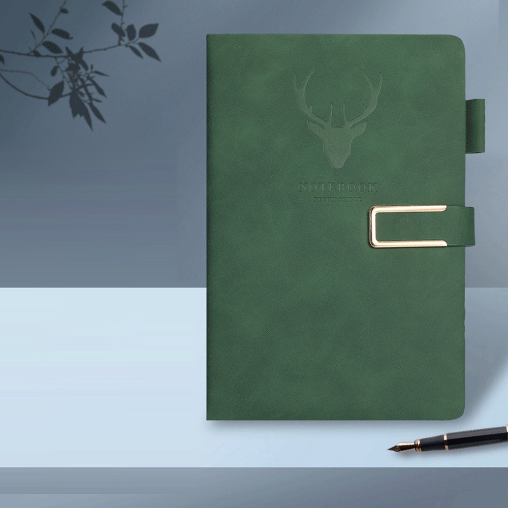 Pen Holder Magnetic - 새로운 PU 가죽 마그네틱 버클 노트북