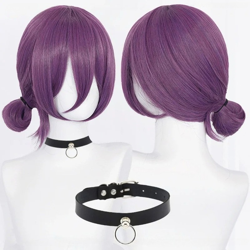 Tech Accessories Women - 애니메이션 레제 코스프레 가발 45cm 보라색