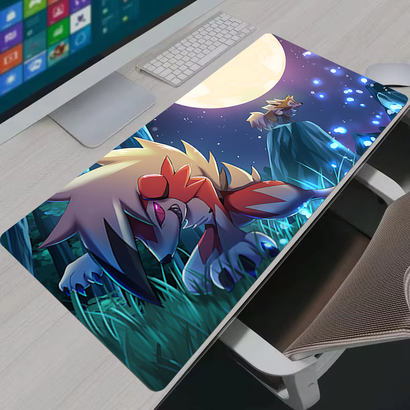 컴퓨터 마우스 패드 게임용 P-포켓몬 Lycanroc  - Tech Accessories For Desk 리뷰 및 가격