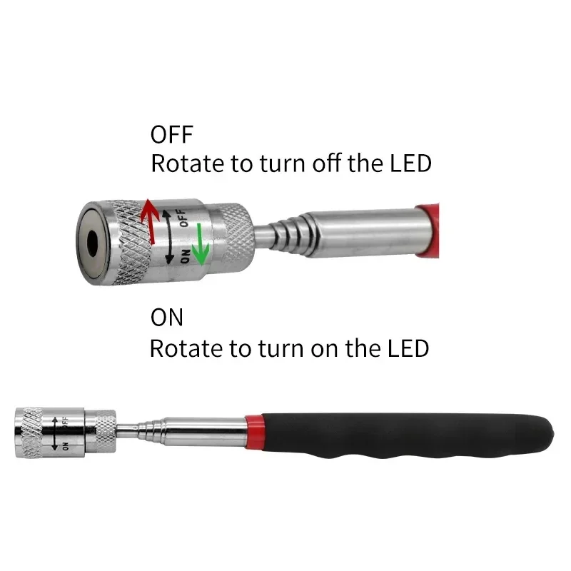 LED 빛을 가진 텔레스코픽 자석 펜 확장 가능한 픽업 - Pen Holder Magnetic 리뷰 및 가격