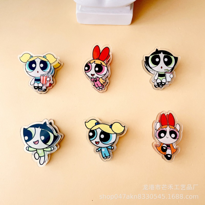 6PCS Kawaii The Powerpuffs Gir - Tech Office Accessories 리뷰 및 가격