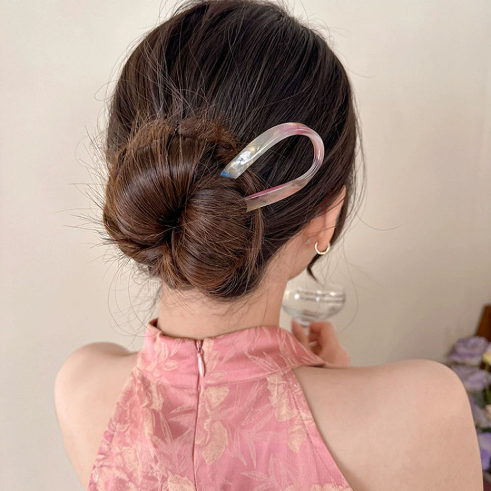 레트로 U자형 여성용 헤어클립, 우아한 분위기의 포니테 - Tech Accessories Women 리뷰 및 가격