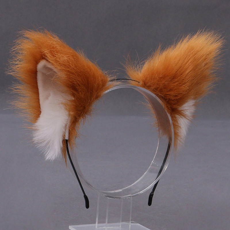 푹신한 여우 고양이 귀 플러시 머리띠 부드러운 털 헤어 - Tech Accessories Women 리뷰 및 가격