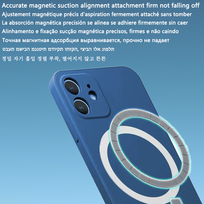 원판 자성 액상 실리콘폰케이스아이폰14 13 12 미니 - Tech Accessories Apple 리뷰 및 가격