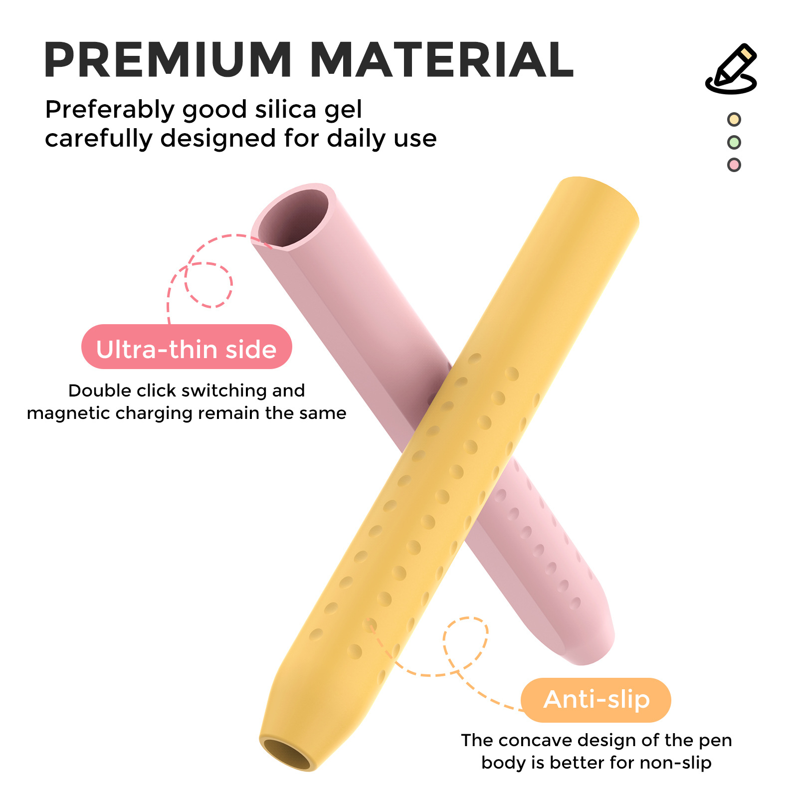Apple Pencil 1 2 3 USB-C 미끄럼 방 - Pen Holder Magnetic 리뷰 및 가격