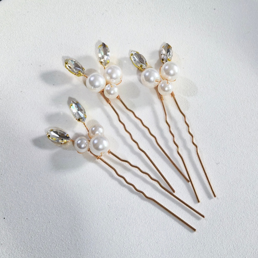 진주 크리스탈 헤어핀 빗 세트 신부 웨딩 헤어 액세서리 - Tech Accessories Women 리뷰 및 가격