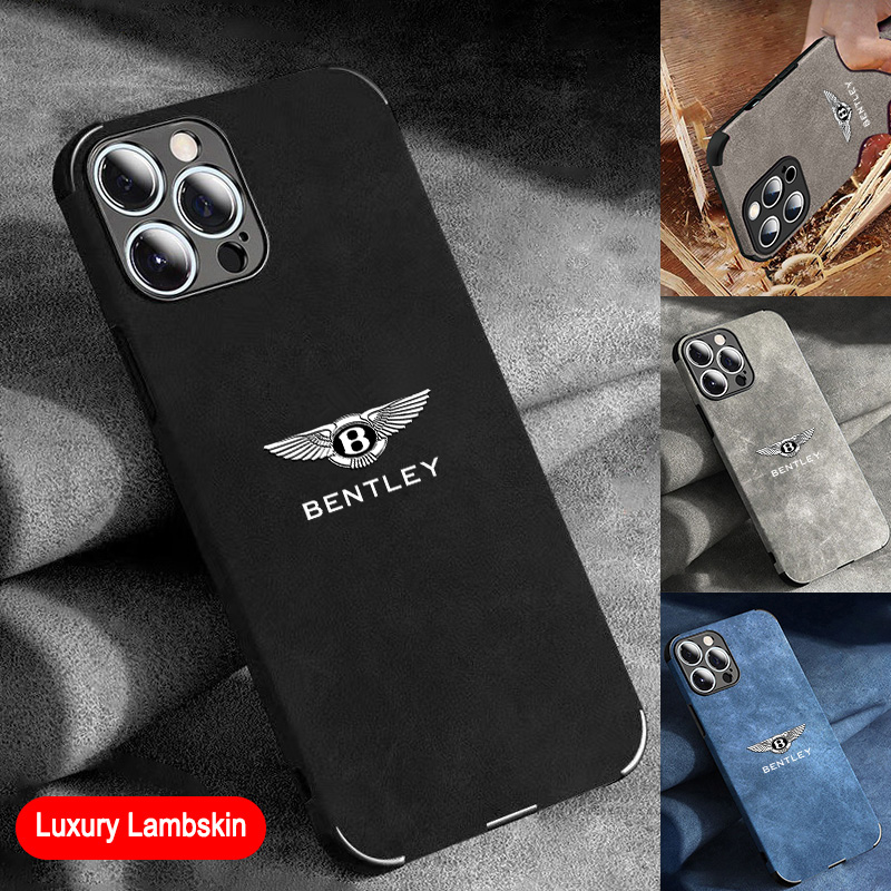 B-Bentley-B 로고 스웨이드 올인클루시브 폰 케 - Tech Accessories Apple 리뷰 및 가격