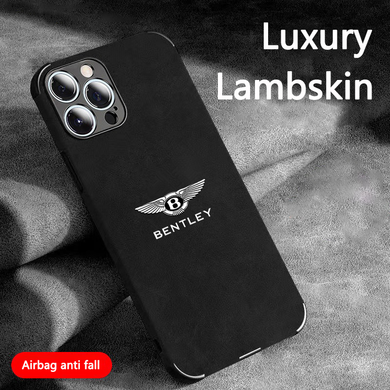 B-Bentley-B 로고 스웨이드 올인클루시브 폰 케 - Tech Accessories Apple 리뷰 및 가격