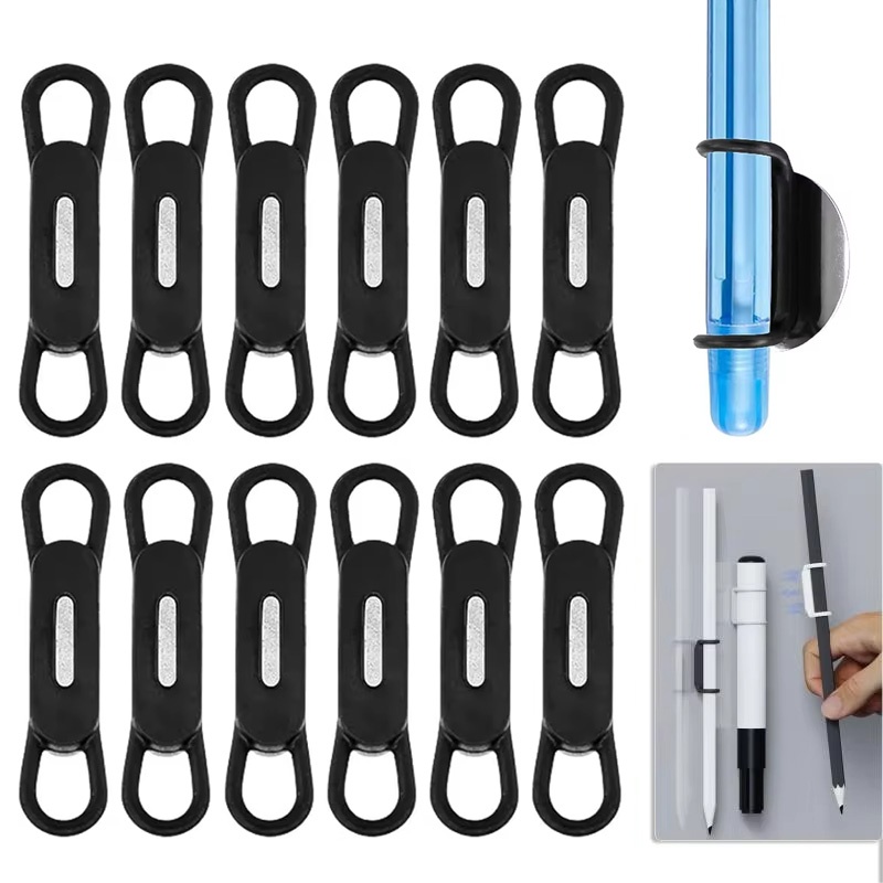 6Pcs 자기 펜 연필 홀더 책상 냉장고 화이트 보드  - Pen Holder Magnetic 리뷰 및 가격